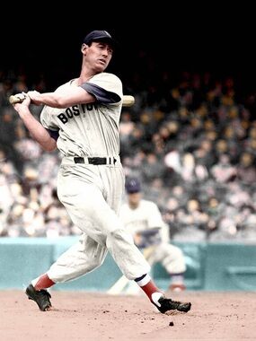 Ted Williams Boston Red Sox Life Size Cardboard Cutout with Fast, FREE Shipping!